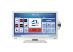 Toshiba 24D343 LED HD Ready Smart TV/DVD Combi, Wi-Fi, 24